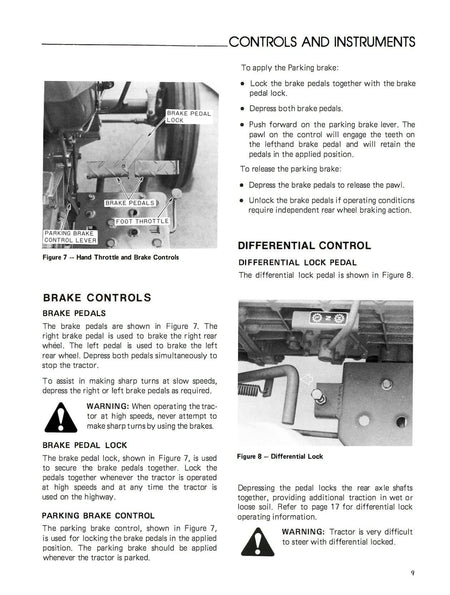 Ford Service 1210 Tractor - Operator's Manual - Ag Manuals - A Provider of Digital Farm Manuals