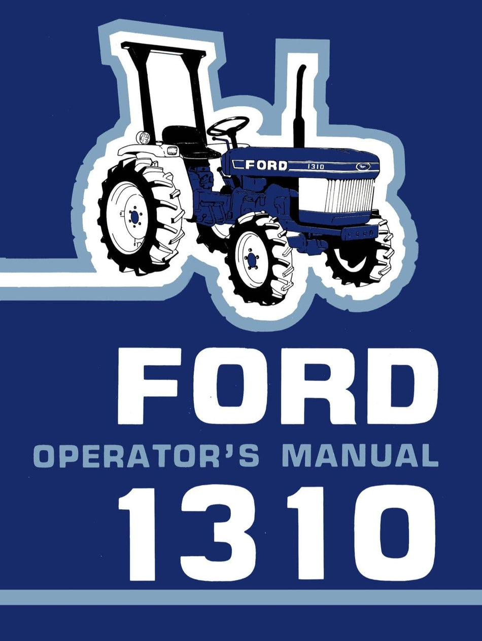 Ford 1310 Tractor - Operator's Manual