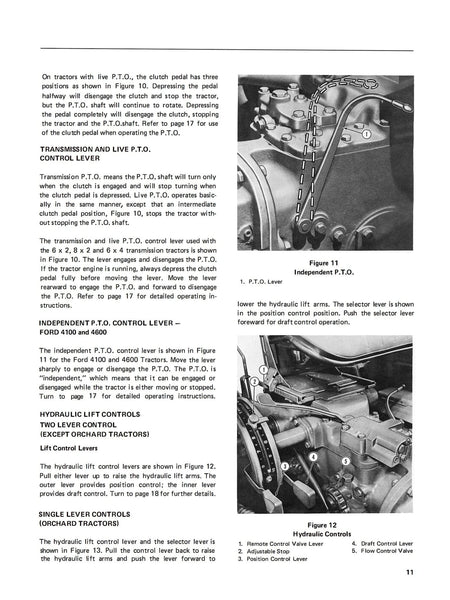 Download your Ford 2600, 3600, 4100, and 4600 Tractors Operator's Manual