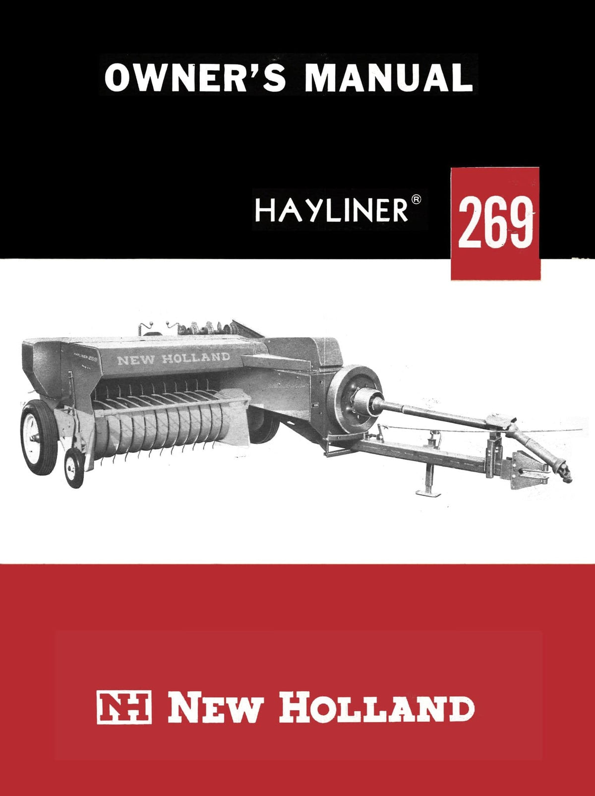 New Holland Hayliner 269 Baler - Owner's Manual - Ag Manuals - A Provider of Digital Farm Manuals - 1