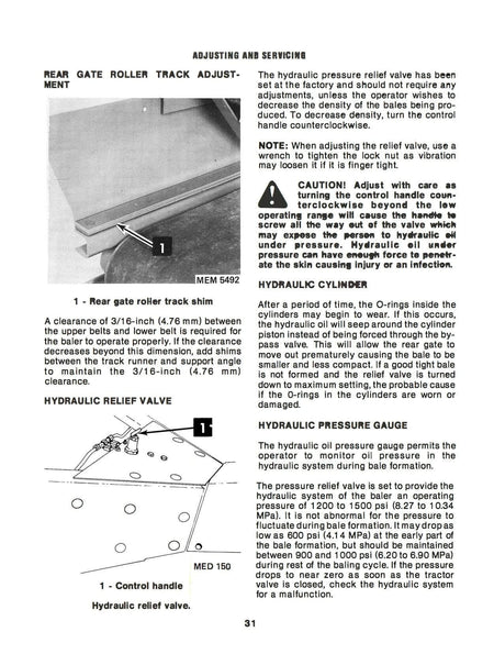 Case IH 2400 Big Roll Baler - Operator's Manual - Ag Manuals - A Provider of Digital Farm Manuals - 3