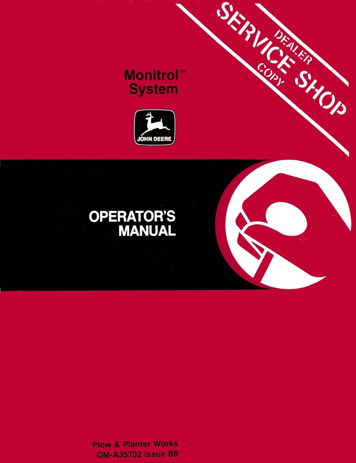John Deere Monitrol System Plow and Planter - Operator's Manual - Ag Manuals - A Provider of Digital Farm Manuals - 1