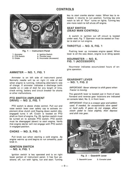 Massey Ferguson MF 1200 Garden Tractor and Mowers - Operator's Manual - Ag Manuals - A Provider of Digital Farm Manuals - 2