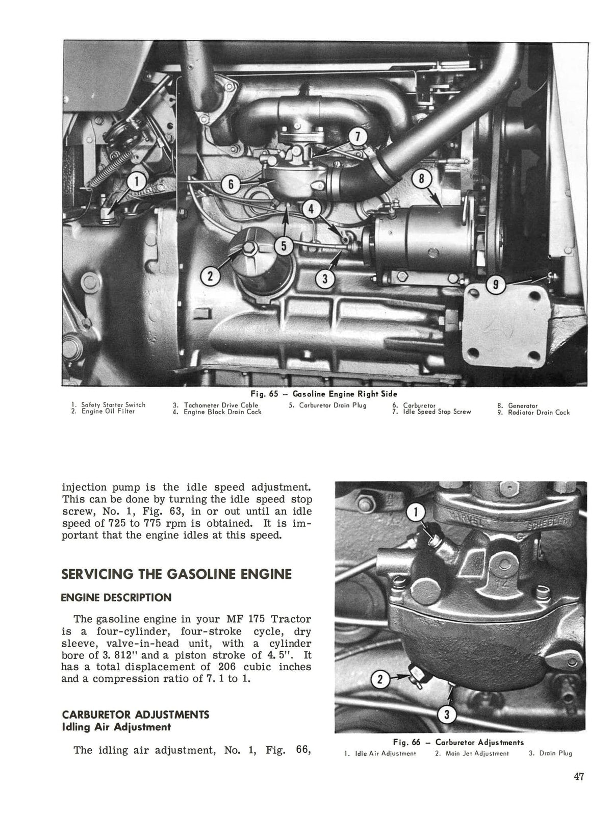 Massey Ferguson MF 175 Tractor - Operator's Manual - Ag Manuals - A Provider of Digital Farm Manuals - 3