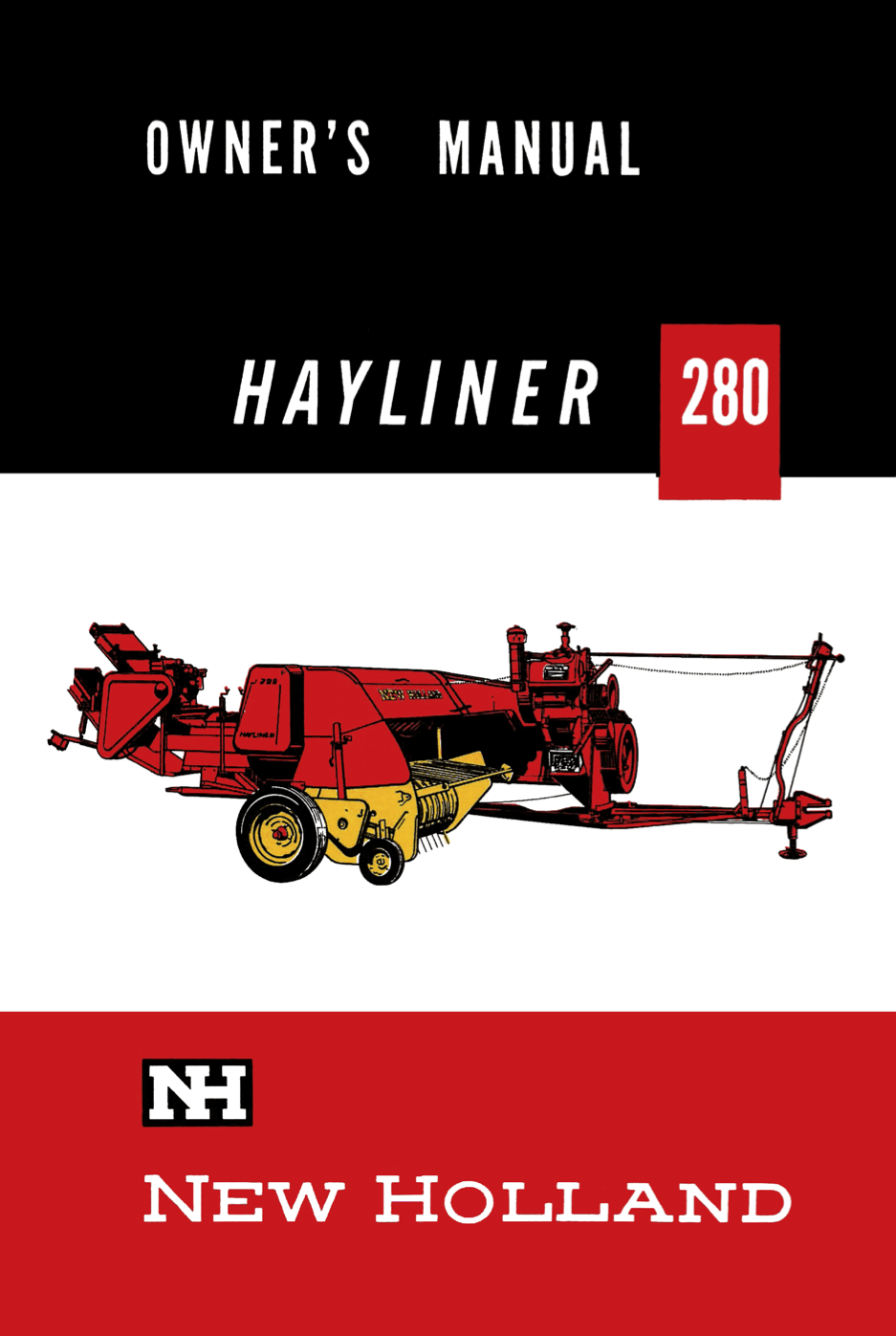 New Holland Hayliner 280 Balers - Owner's Manual - Ag Manuals - A Provider of Digital Farm Manuals - 1