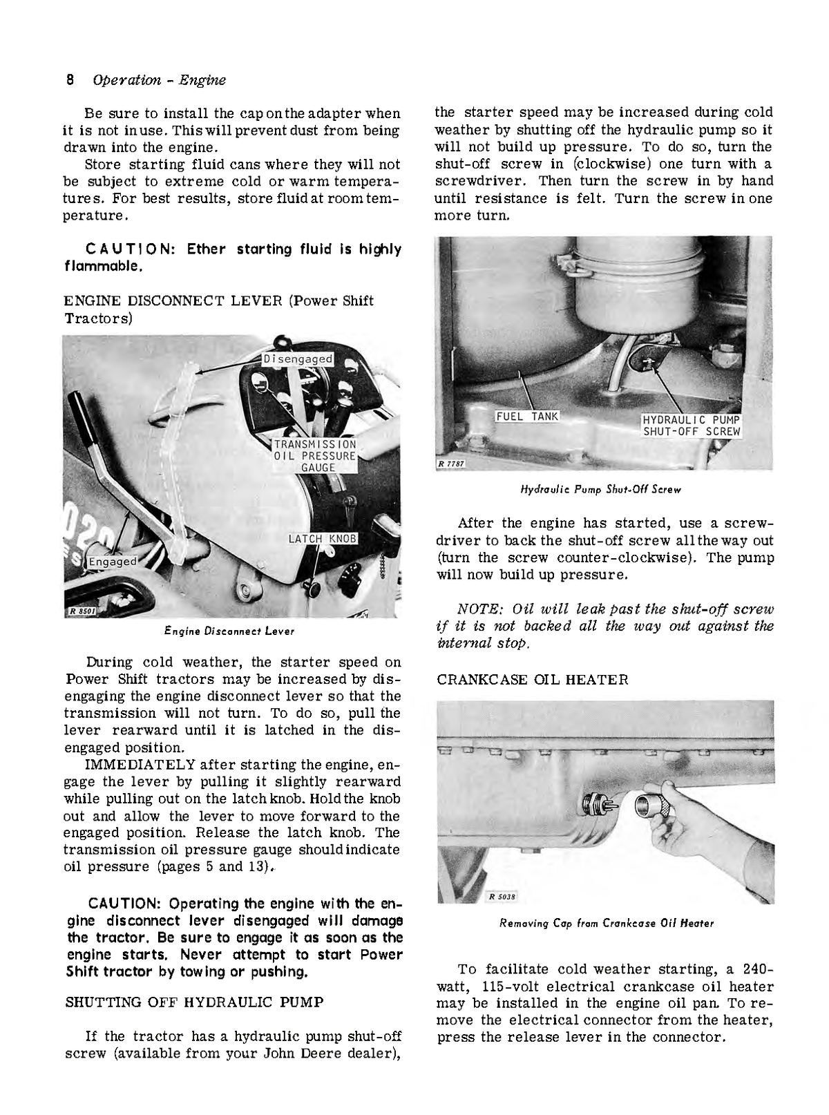 John Deere 4020 Tractor Operator's Manual / Owner's Manual