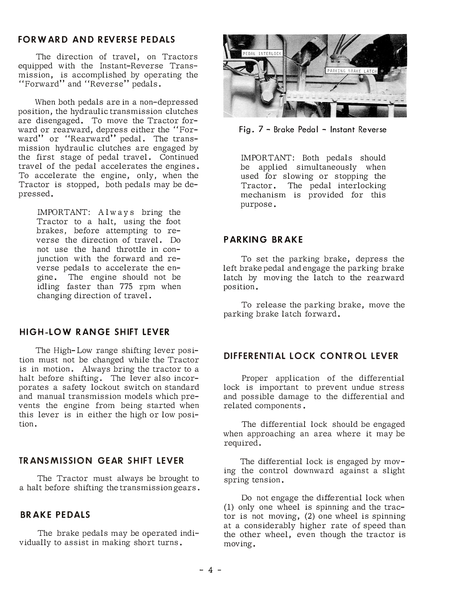 Massey Ferguson MF 2200 Industrial Tractor Operator's Manual